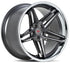 Ferrada CM1 Matte Graphite w/ Chrome Lip