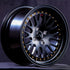 JNC 001 Matte Black w/ Gold Rivets