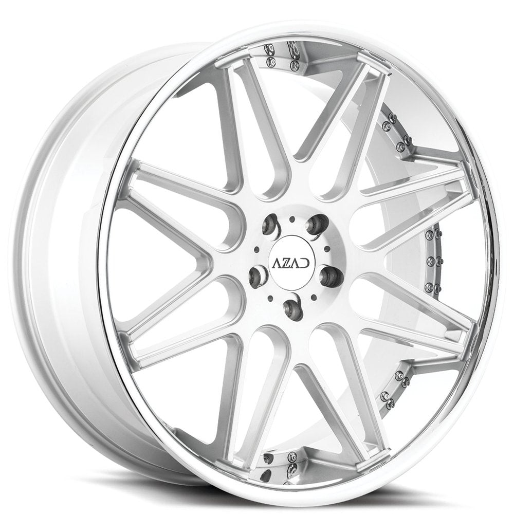 MACHVIT アルミリム 14x30 8 Clamp (on Deep Well) Rim - Silver Mist - Ag Wheel