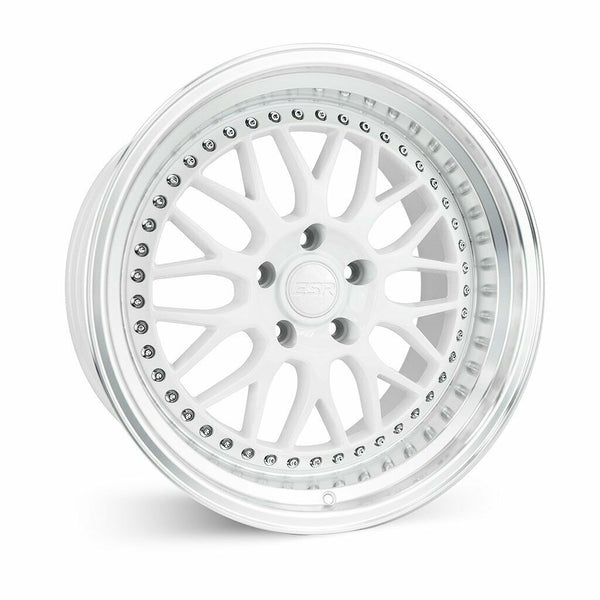 ESR SR01 | Gloss White Machine Lip | Deep Dish Design | – unleashedwheels