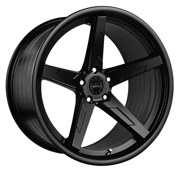 Vertini RFS1.7 | Satin Black With Gloss Black Lip | Rotary Forged
