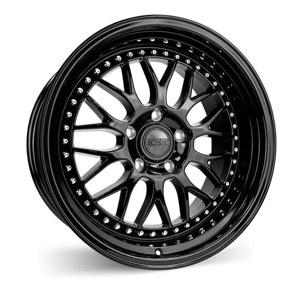 ESR SR01 18インチ PCD100 5穴 ESR SR01 | Gloss Black | Deep Dish | – unleashedwheels