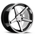 Ferrada FR3 Machine Black w/ Chrome Lip