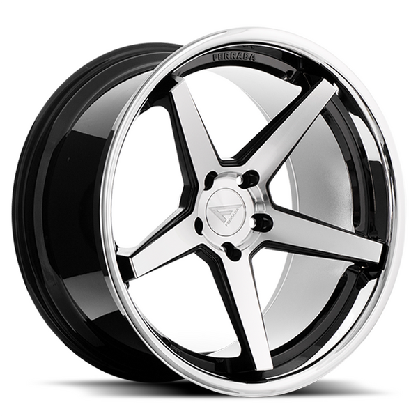 Ferrada FR3 | Machine Black | Deep Concave | Rotary Forged