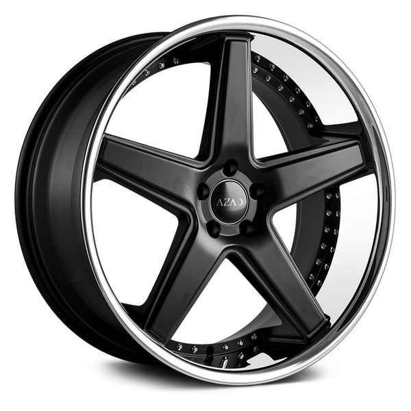 Azad AZ008 | 5 Spoke Design | Deep Dish Profile – unleashedwheels