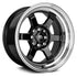 MST Time Attack Black w/ Machined Lip