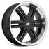 Avenue A612 Gloss Black Machined