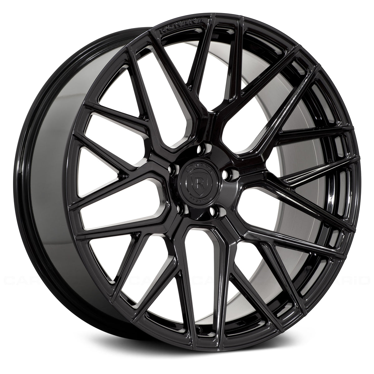 Rohana RFX10 | Gloss Black | Rotary Forged | Mesh Design ...